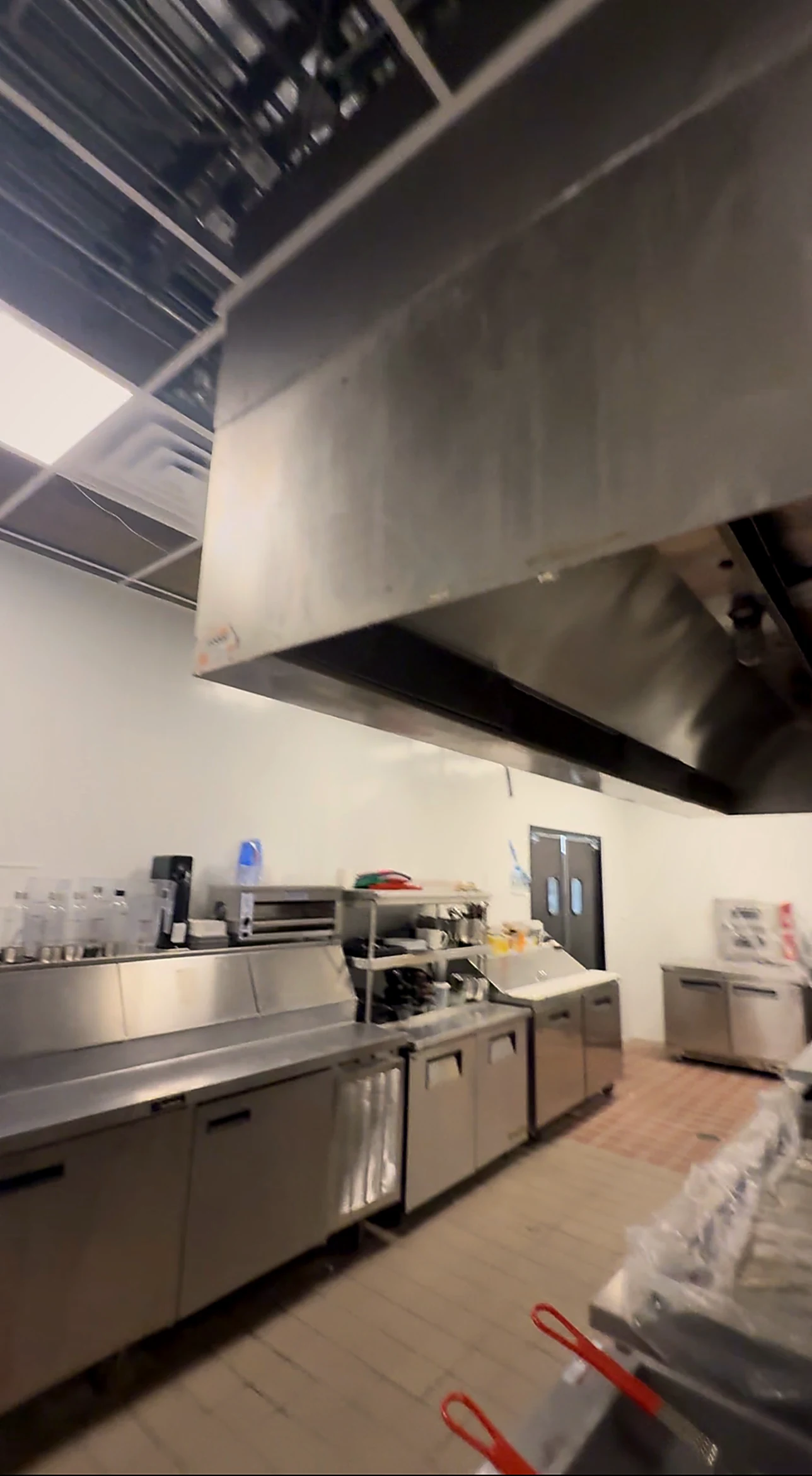Commercial cook line and stainless hood — College Park